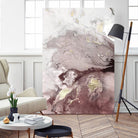 Ocean Splash I Burgundy Version by PI Studio on GIANT ART - white abstract
