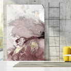 Ocean Splash I Burgundy Version by PI Studio on GIANT ART - white abstract