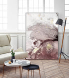 Ocean Splash I Burgundy Version by PI Studio on GIANT ART - white abstract