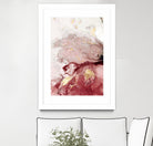 Ocean Splash I Crimson Version by PI Studio on GIANT ART - red abstract