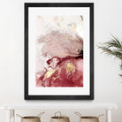 Ocean Splash I Crimson Version by PI Studio on GIANT ART - red abstract
