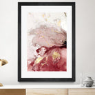 Ocean Splash I Crimson Version by PI Studio on GIANT ART - red abstract