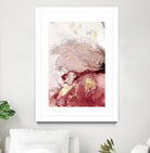 Ocean Splash I Crimson Version by PI Studio on GIANT ART - red abstract