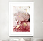 Ocean Splash I Crimson Version by PI Studio on GIANT ART - red abstract