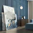 Ocean Splash I Indigo Version by PI Studio on GIANT ART - blue abstract