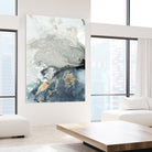 Ocean Splash I Indigo Version by PI Studio on GIANT ART - blue abstract