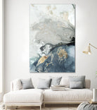 Ocean Splash I Indigo Version by PI Studio on GIANT ART - blue abstract