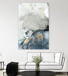 Ocean Splash I Indigo Version by PI Studio on GIANT ART - blue abstract