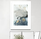 Ocean Splash I Indigo Version by PI Studio on GIANT ART - blue abstract