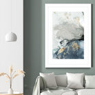 Ocean Splash I Indigo Version by PI Studio on GIANT ART - blue abstract