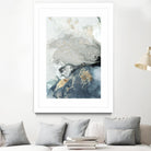 Ocean Splash I Indigo Version by PI Studio on GIANT ART - blue abstract