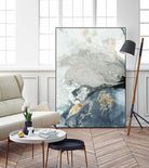 Ocean Splash I Indigo Version by PI Studio on GIANT ART - blue abstract