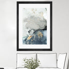 Ocean Splash I Indigo Version by PI Studio on GIANT ART - blue abstract