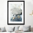 Ocean Splash I Indigo Version by PI Studio on GIANT ART - blue abstract