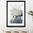 Ocean Splash I Indigo Version by PI Studio on GIANT ART - blue abstract