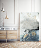 Ocean Splash I Indigo Version by PI Studio on GIANT ART - blue abstract