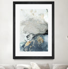 Ocean Splash I Indigo Version by PI Studio on GIANT ART - blue abstract