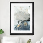 Ocean Splash I Indigo Version by PI Studio on GIANT ART - blue abstract