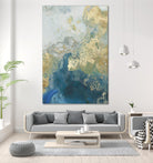 Ocean Splash II by PI Studio on GIANT ART - gold abstract
