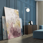 Ocean Splash II Burgundy Version by PI Studio on GIANT ART - gold abstract