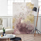 Ocean Splash II Burgundy Version by PI Studio on GIANT ART - gold abstract