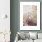 Ocean Splash II Burgundy Version by PI Studio on GIANT ART - gold abstract