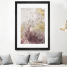 Ocean Splash II Burgundy Version by PI Studio on GIANT ART - gold abstract