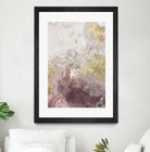 Ocean Splash II Burgundy Version by PI Studio on GIANT ART - gold abstract