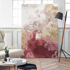 Ocean Splash II Crimson Version by PI Studio on GIANT ART - gold abstract