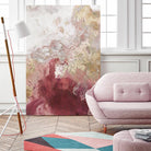 Ocean Splash II Crimson Version by PI Studio on GIANT ART - gold abstract