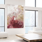 Ocean Splash II Crimson Version by PI Studio on GIANT ART - gold abstract