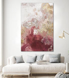 Ocean Splash II Crimson Version by PI Studio on GIANT ART - gold abstract