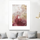 Ocean Splash II Crimson Version by PI Studio on GIANT ART - gold abstract