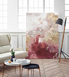 Ocean Splash II Crimson Version by PI Studio on GIANT ART - gold abstract
