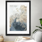 Ocean Splash II Indigo Version by PI Studio on GIANT ART - gold abstract