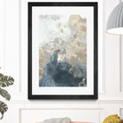 Ocean Splash II Indigo Version by PI Studio on GIANT ART - gold abstract