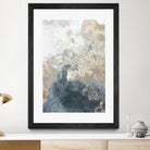 Ocean Splash II Indigo Version by PI Studio on GIANT ART - gold abstract