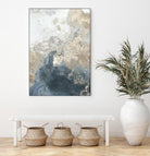 Ocean Splash II Indigo Version by PI Studio on GIANT ART - gold abstract