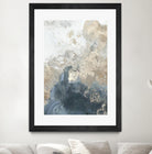 Ocean Splash II Indigo Version by PI Studio on GIANT ART - gold abstract