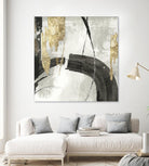 Black Ink I Gold Version by PI Studio on GIANT ART - black abstract
