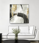 Black Ink I Gold Version by PI Studio on GIANT ART - black abstract
