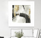 Black Ink I Gold Version by PI Studio on GIANT ART - black abstract