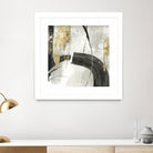 Black Ink I Gold Version by PI Studio on GIANT ART - black abstract