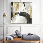 Black Ink I Gold Version by PI Studio on GIANT ART - black abstract