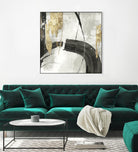 Black Ink I Gold Version by PI Studio on GIANT ART - black abstract