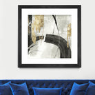 Black Ink I Gold Version by PI Studio on GIANT ART - black abstract