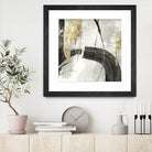 Black Ink I Gold Version by PI Studio on GIANT ART - black abstract