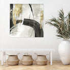 Black Ink I Gold Version by PI Studio on GIANT ART - black abstract