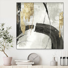 Black Ink I Gold Version by PI Studio on GIANT ART - black abstract