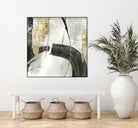 Black Ink I Gold Version by PI Studio on GIANT ART - black abstract